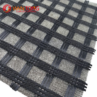 Filipinas Geogrid de fibra de vidro Composite Geotextile Pavimento Geogrid para galpão de garagem