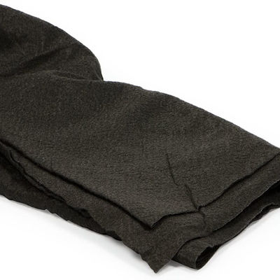 Desenho contemporâneo Poliéster preto Agulha de fibra de grapa Punched Geotextil não tecido 400gm