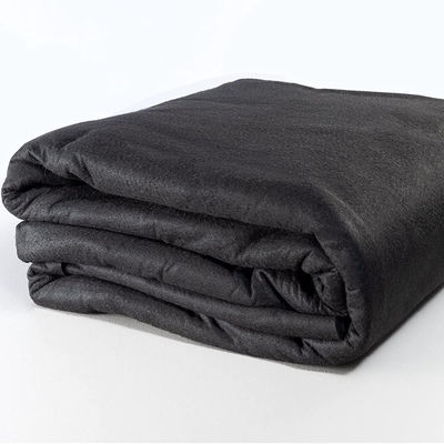Geotextil branco não tecido 100% poliéster PET Agulha de fibra de graxa perfurada 100g 200g 300g