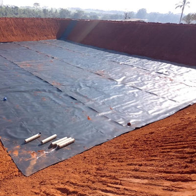 Liner de geomembrana 100% virgem de HDPE LLDPE para aquicultura em espessura de 0,5 mm