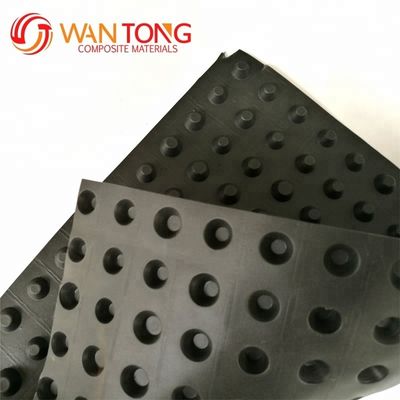 Outros produtos de terraplanagem 12 mm Dimple Height Drainage Cell Drainage Board para jardim de telhado
