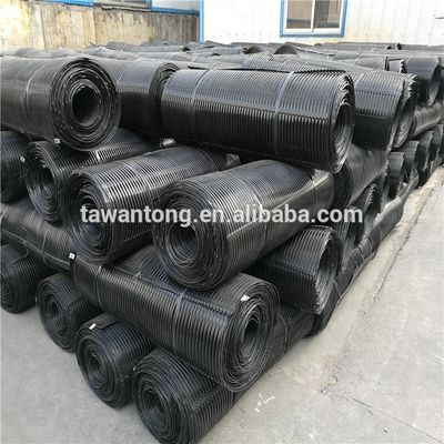 CE/ISO9001 Acreditado PP HDPE Geogrid uniaxial para reforço de beira-mar