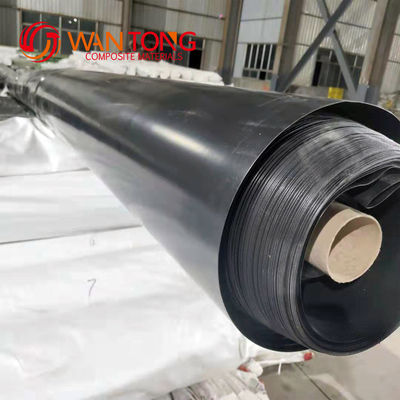 GB/ASTM GRI-GM13 Standard Black HDPE Geomembrane Pond Liner para Piscinas de Camarão