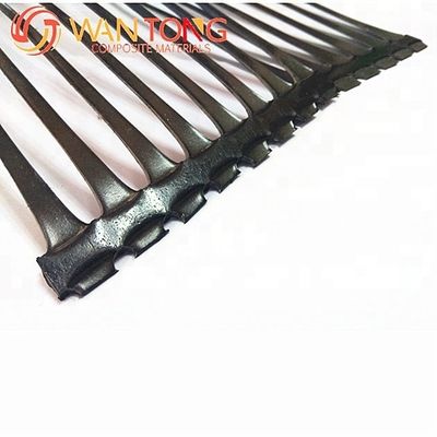 CE/ISO9001 Acreditado PP HDPE Geogrid uniaxial para reforço de beira-mar