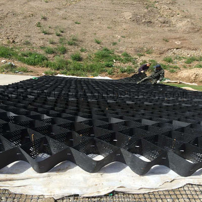 330 mm-1000 mm Distância de solda Geocell HDPE para proteção contra inclinações
