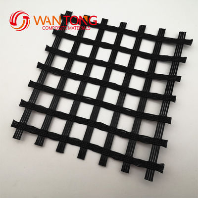 Alta resistência à tração Poliéster PVC Biassal Geogrid Design tradicional para industrial