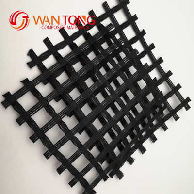 Alta resistência à tração Poliéster PVC Biassal Geogrid Design tradicional para industrial