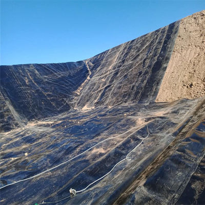 Tamanho do rolo de geomembrana do forro de lago da exploração de peixes em HDPE para uma prevenção eficaz de fugas