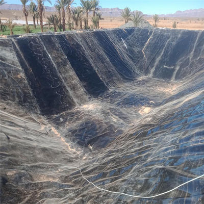 Tamanho do rolo de geomembrana do forro de lago da exploração de peixes em HDPE para uma prevenção eficaz de fugas
