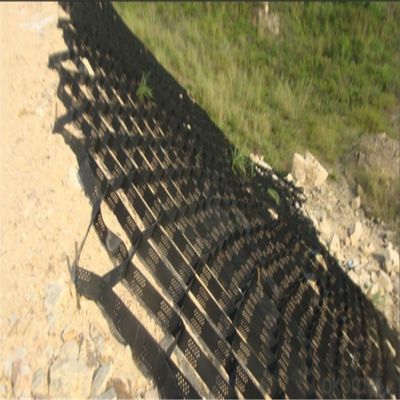 Geocell de estrada de entrada e proteção de inclinação de HDPE Geocell para estrada reforçar 50 mm de altura inferior
