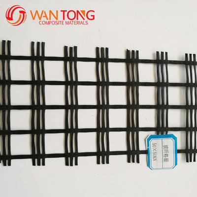 Engenharia Civil Basalto Reforço de Fibra de Vidro Rede Geogrid 12.7*12.7mm comprimento 50-200m