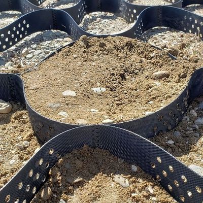 Grelha de pista de grava de geocélula de plástico certificada pela SGS para melhor desempenho e segurança