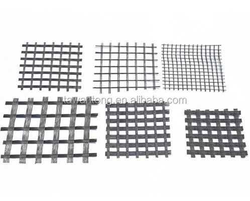Geogrid 40/40 de fibra de vidro exterior para reforço e reforço de engenharia civil