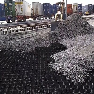 Grelha de cascalho de geocélulas de HDPE de 50 mm-200 mm para construção de estradas estáveis Sem serviço pós-venda