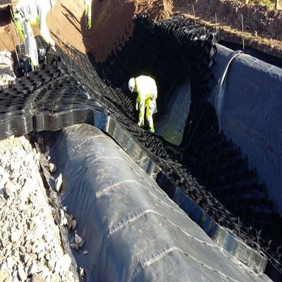 Grelha de cascalho de geocélulas de HDPE de 50 mm-200 mm para construção de estradas estáveis Sem serviço pós-venda