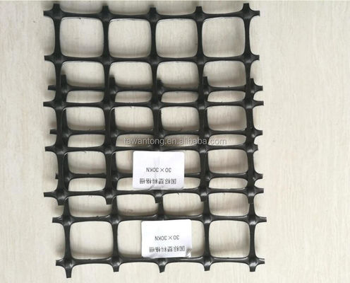 Geogrids Biasais de Polipropileno Extrudado 50m Geogrids de comprimento para várias aplicações