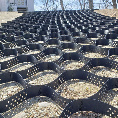 Superfície lisa texturizada de 100 mm de altura Geocell HDPE para projetos de infraestrutura duradoura