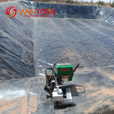 Folha de geomembrana EPDM 0,5 mm Forro de lago azul para impermeabilização LLDPE HDPE