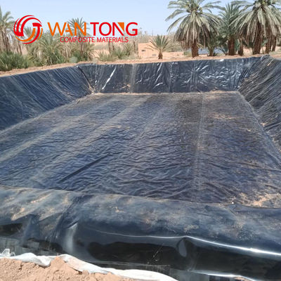 Folha de geomembrana EPDM 0,5 mm Forro de lago azul para impermeabilização LLDPE HDPE