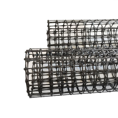 Rede de plástico de PP Rede geográfica biaxial para reforço de mineração Largura de 1-6m GRANDE DE MAÇA 12,7*12,7mm