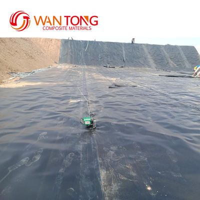 Geomembrana de HDPE de 2 mm de design moderno para barragem de aterros sanitários e revestimento de reservatório de água de mineração
