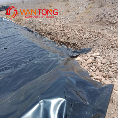 Geomembrana de HDPE de 2 mm de design moderno para barragem de aterros sanitários e revestimento de reservatório de água de mineração