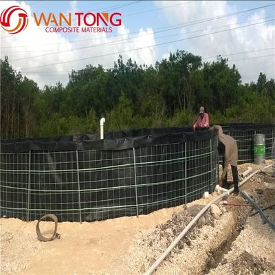 Duração de vida 3-15 anos BLACK Steel Frame PVC HDPE Tanque para Peixe Indoor Farm Forma Quadrada