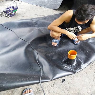 Tanques geomembranos circulares para aquicultura em estilo de design contemporâneo