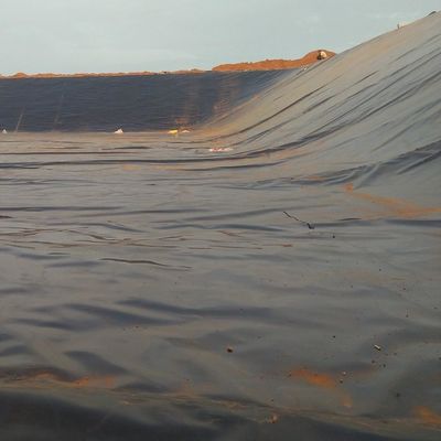 LDPE LLDPE HDPE Plastic Piscinas de peixe impermeabilização Membrana 0,5 mm HDPE Geomembrana folha m2