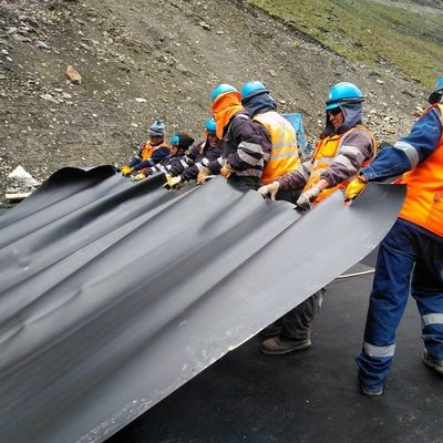 Liner de lago de peixe 1 mm Geomembrana HDPE Ideal para geomembranas e construção de aterros sanitários