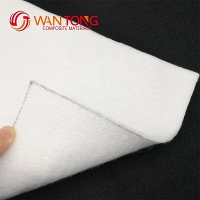 150GSM Agulha de geotextil não tecida branca/preta poliéster perfurado para projetos ao ar livre
