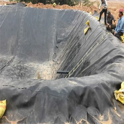 0.2 mm Geomembrana de HDPE Revestimentos de lonas impermeáveis para lagoas de aquicultura Biofloc
