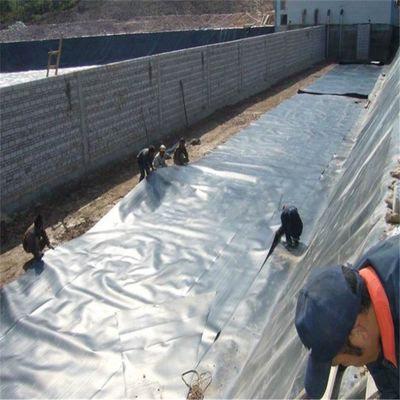 0.2 mm Geomembrana de HDPE Revestimentos de lonas impermeáveis para lagoas de aquicultura Biofloc