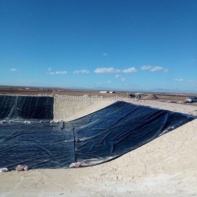 Geomembrana lisa HDPE Barragem Tanque de peixe Agricultura Poço Liner Geomembranas 1mm 2mm