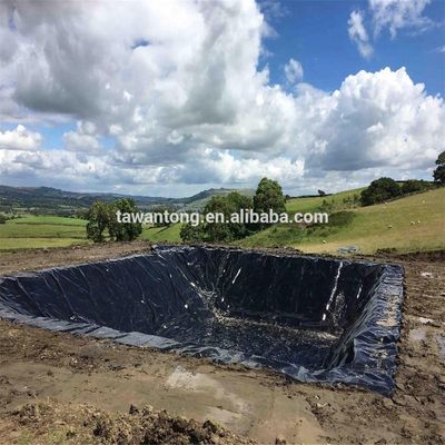 Folha de revestimento de lago de geomembrana para espirulina em espessura azul 0,2 mm-3 mm