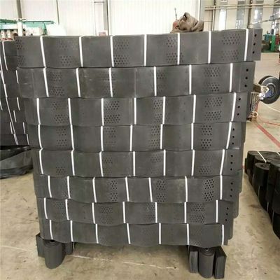1.1mm-1.7mm Folha de plástico HDPE texturizada/perforada para reforço de encostas de canais