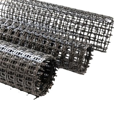 Resistência PP Geogrid plástico para estrada de entrada parede de retenção 25.4 * 25.4mm tamanho de malha