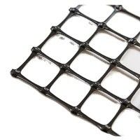 Resistência PP Geogrid plástico para estrada de entrada parede de retenção 25.4 * 25.4mm tamanho de malha