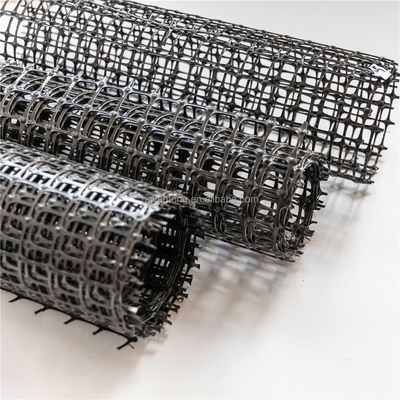 Resistência PP Geogrid plástico para estrada de entrada parede de retenção 25.4 * 25.4mm tamanho de malha