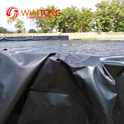 Revestimento de lago com geomembrana de HDPE impermeável 0,5 mm-2 mm Espessura Padrão GB/ASTM GRI-GM13