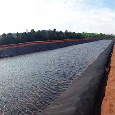 Geomembrana impermeável de HDPE, revestimento de impermeabilização lisa para lago de peixes de HDPE, impermeável