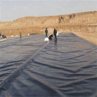 1 mm 1,2 mm 1,5 mm Geomembrana de HDPE para barragem ou lago artificial Preto Verde Azul Branco