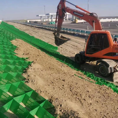 Grelha estabilizadora de cascalho de geocélulas de 50 mm de HDPE para reforço de estradas e proteção de encostas