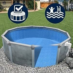 Tecido de base de geotextil de fibras curtas não tecidas para piscina acima do solo estilo contemporâneo