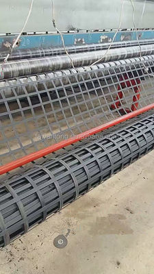 50kn Resistência à tração Grelha geográfica biaxial de aço-plástico para suporte técnico em linha
