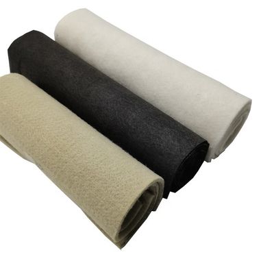 Geotextil branco não tecido 100% poliéster PET Agulha de fibra de graxa perfurada 100g 200g 300g