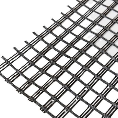 50kn/m-50kn/m Geogrid de fibra de vidro/Geogrid biaxial de basalto reforçado para galpão de garagem