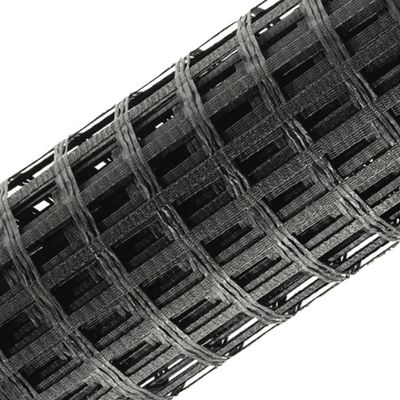 50kn/m-50kn/m Geogrid de fibra de vidro/Geogrid biaxial de basalto reforçado para galpão de garagem