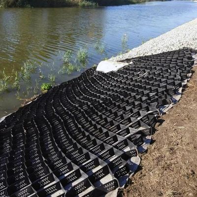 150 mm HDPE Geocell para superfície texturizada de rios rasos e estilo de design tradicional