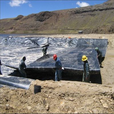 0.5mm 1.0mm 1.5mm Geomembrana de HDPE para Peixe
